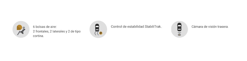 Imágenes de seguridad para el nuevo auto tipo sedán Chevrolet Aveo 2024