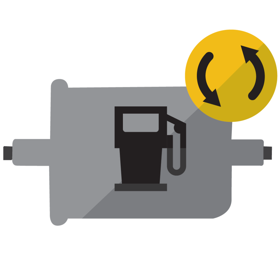 Imagen de reemplazo de filtro de combustible de servicio de mantenimiento integrado Chevrolet