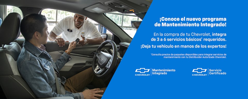 Conoce el nuevo programa de Mantenimiento Integrado Chevrolet