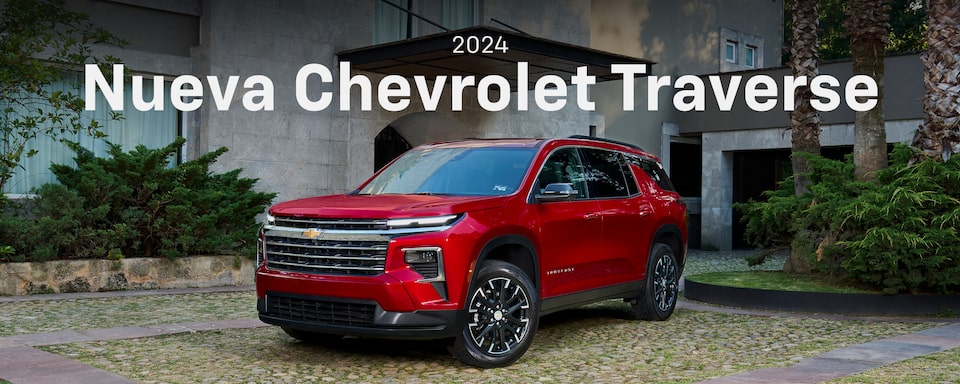 Nueva Chevrolet Traverse 2024, camioneta familiar 8 pasajeros, motor Turbo 2.5L, 328HP, 326 lb-pie torque y TA 8 velocidades