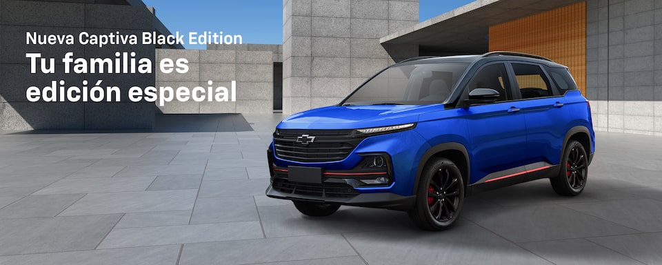 SUV Chevrolet Captiva 2025, tu camioneta familiar con faros de halógeno. Conoce su versión Black Edition