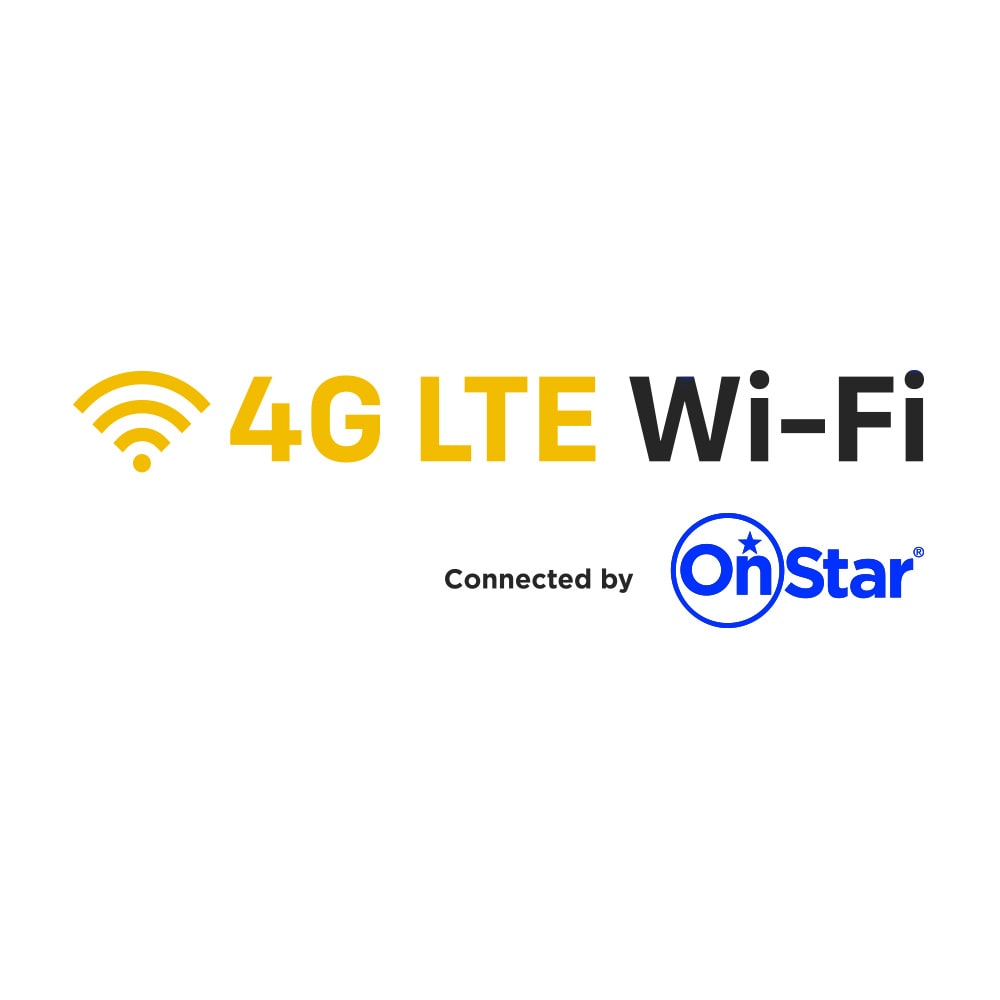 Logotipo de OnStar® 4G LTE con hotspot de Wi-Fi