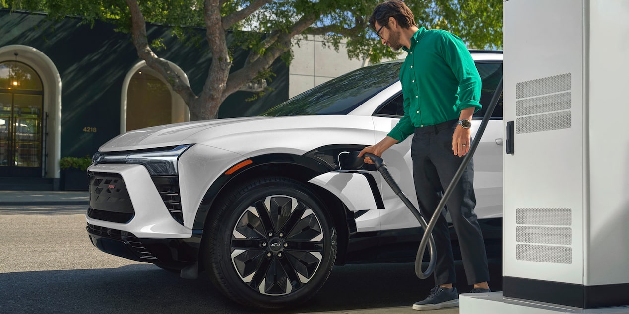 Chevrolet Blazer EV con capacidad de carga de nivel 2 de 11.5 kw y capacidad de carga rápida de hasta 190