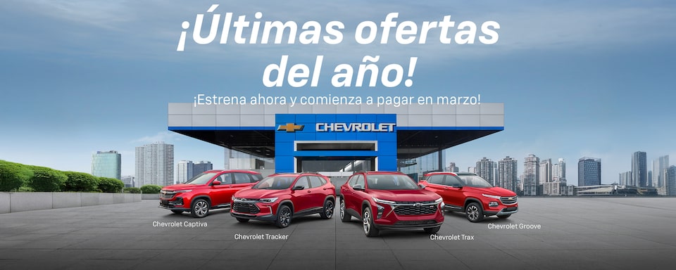 Últimas ofertas del año Chevrolet.