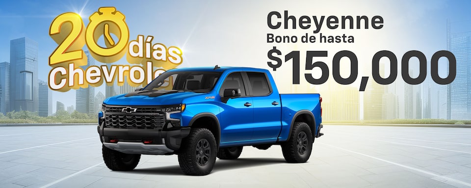 Aprovecha las mejores ofertas con los 20 días de Chevrolet