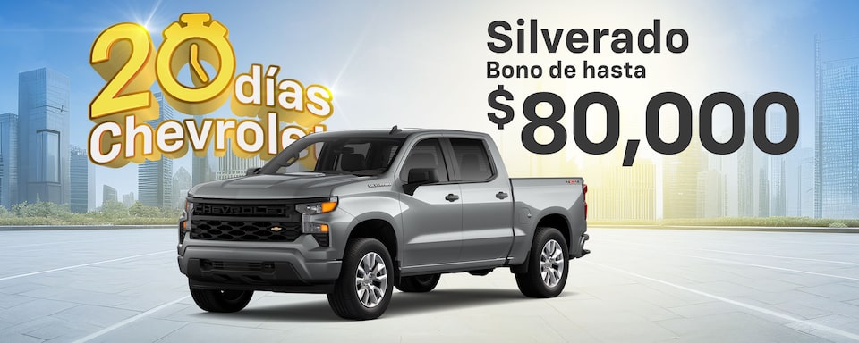 Aprovecha las mejores ofertas con los 20 días de Chevrolet