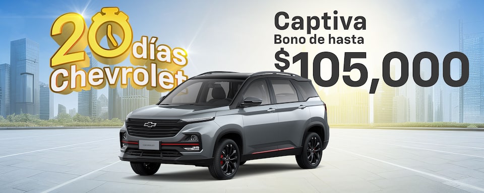 Aprovecha las mejores ofertas con los 20 días de Chevrolet