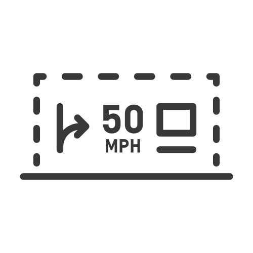 Íconos de seguridad head up display y frenos Brembo ABS, Chevrolet Corvette 2025, carro deportivo de lujo